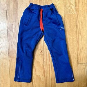 LL Bean Stretch Fleece Pants 4 - Blue